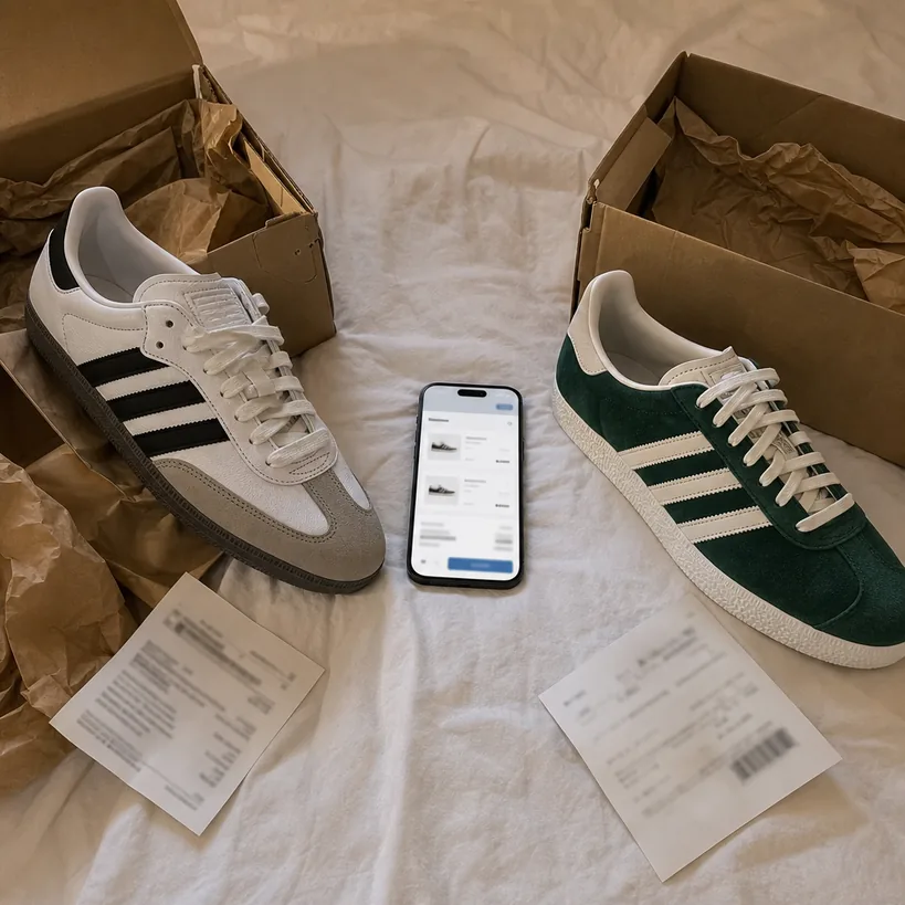 adidasのSAMBAとGAZELLEを安く買う方法は？