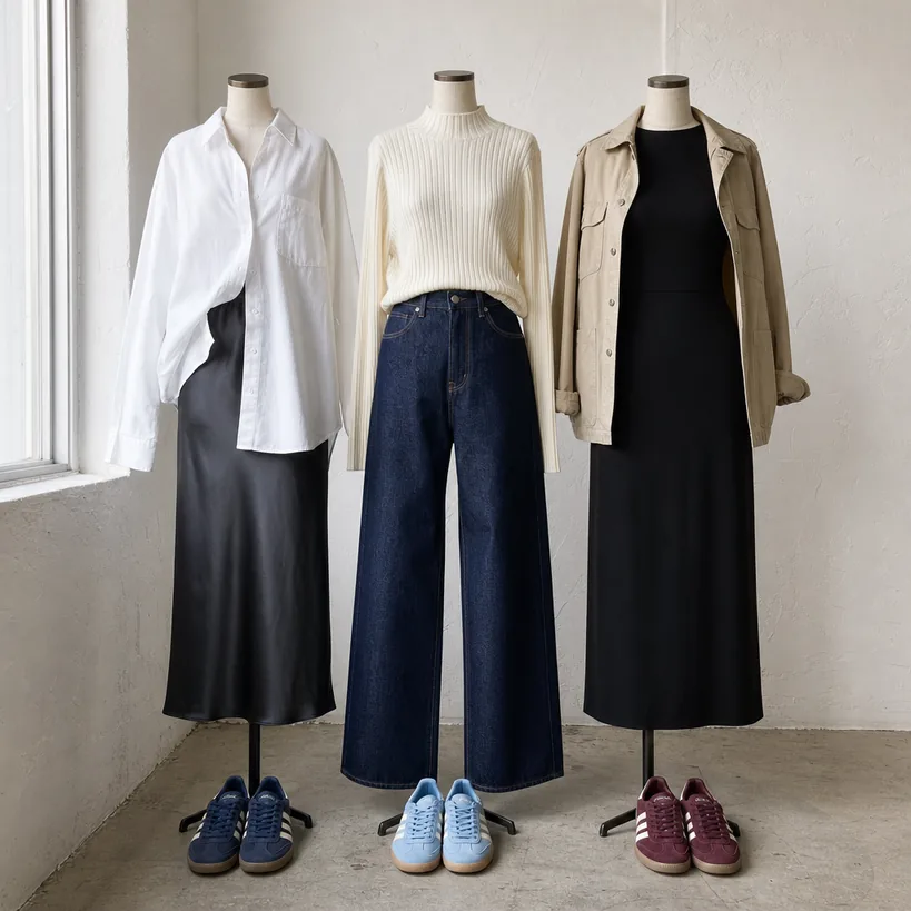 レディースのadidas-SPEZIAL-コーデ3選